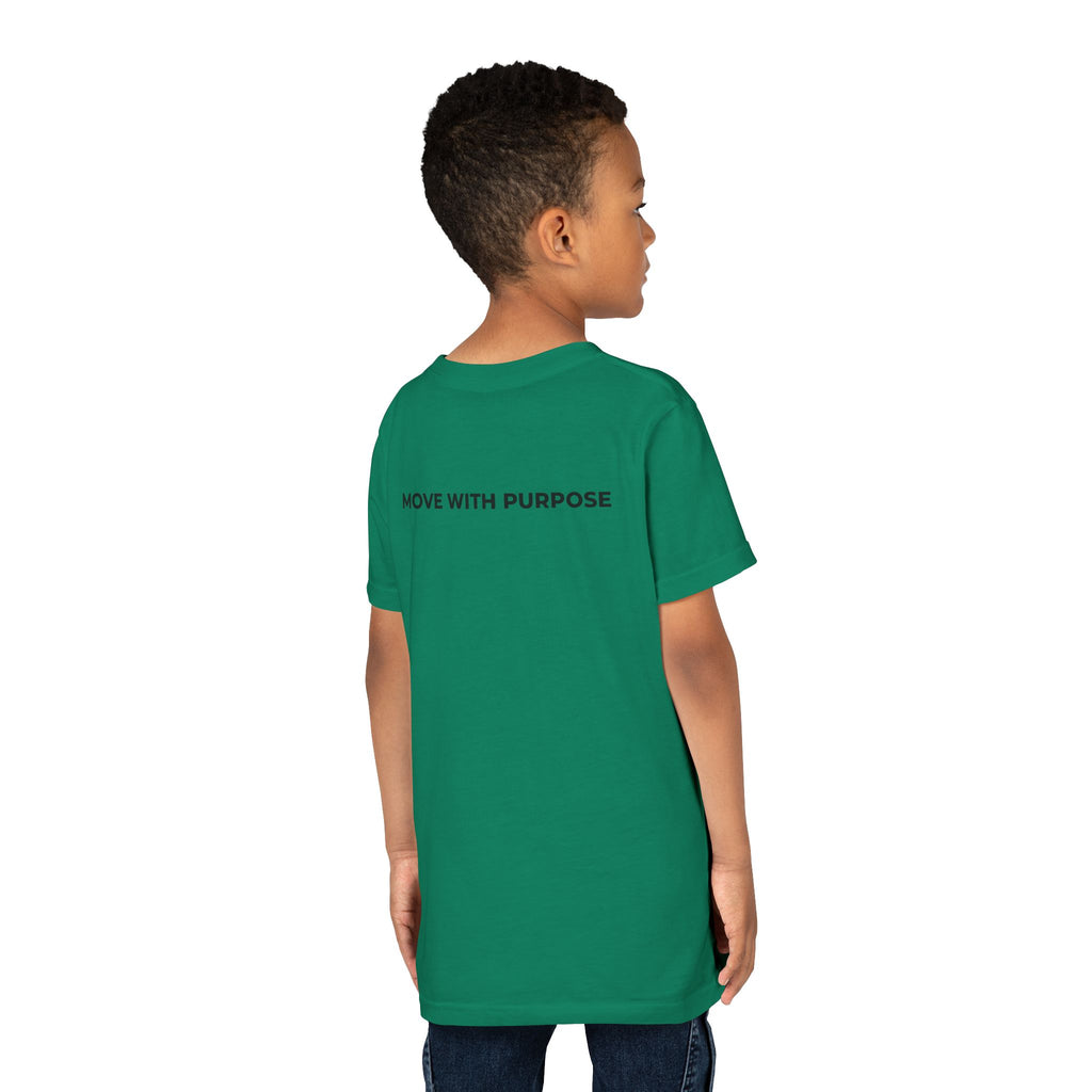 Youth Tee — Moore Than Fitness 'Become Moore' Logo Tee (Move With Purpose)