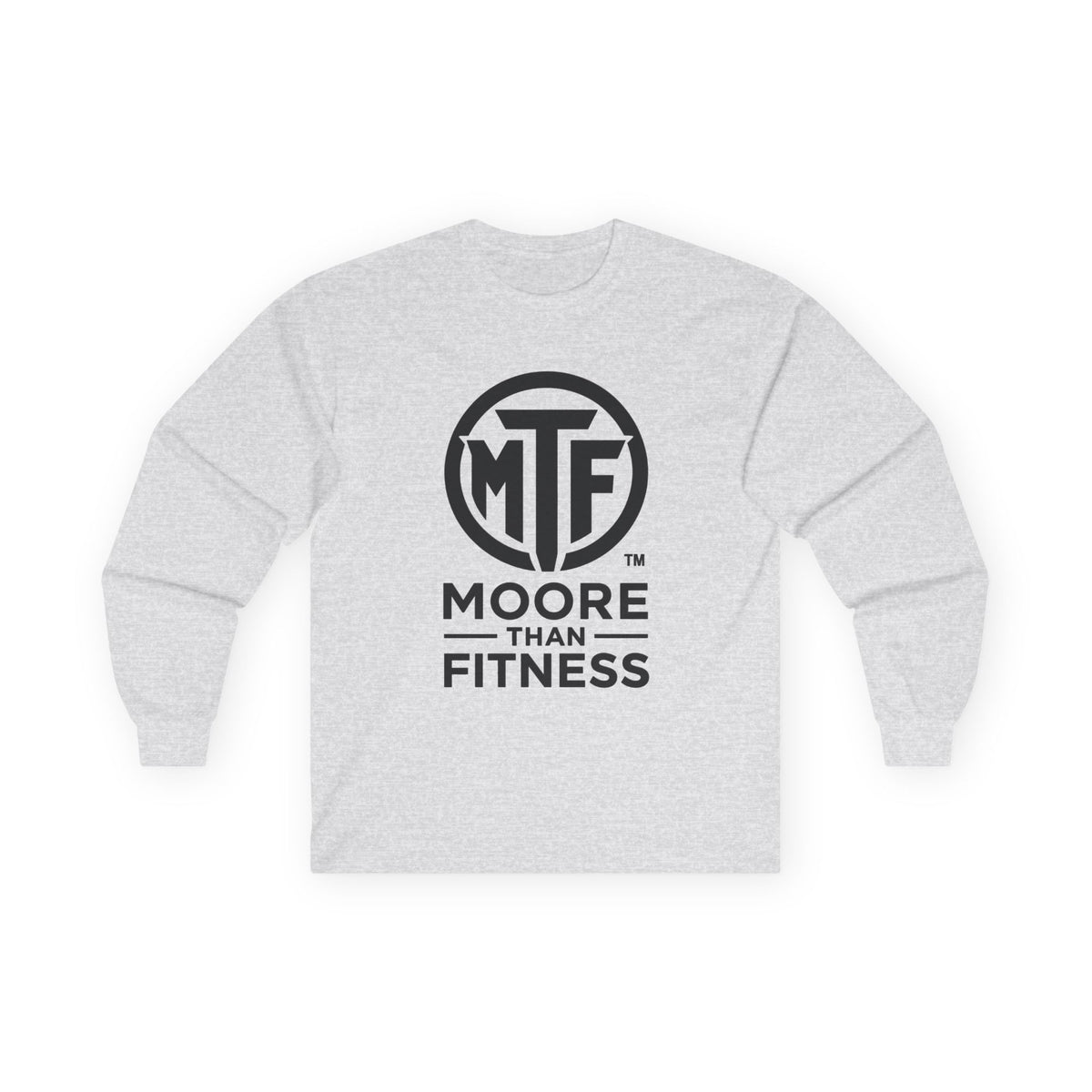 Moore Than Fitness Long Sleeve Tee — MTF Logo Athletic Shirt