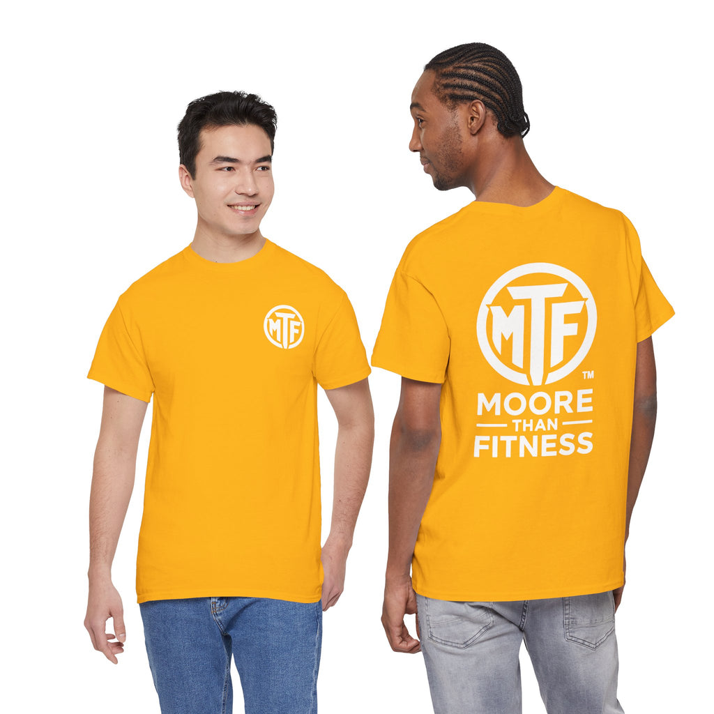 Moore Than Fitness Logo T‑Shirt — Gym Tee with MTF Emblem