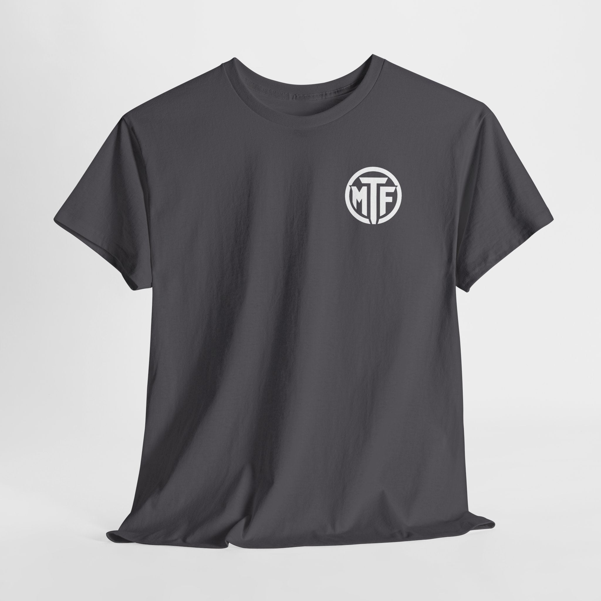 Moore Than Fitness Logo T‑Shirt — Gym Tee with MTF Emblem