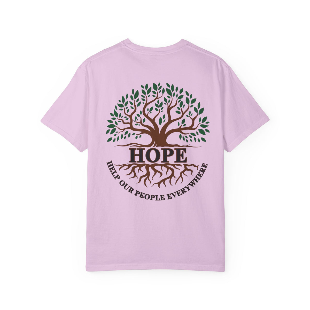 Hope Tree T-Shirt — "Help Our People Everywhere" Comfort Tee