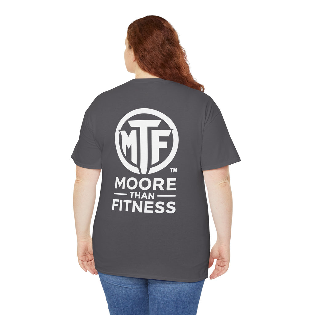 Moore Than Fitness Logo T‑Shirt — Gym Tee with MTF Emblem