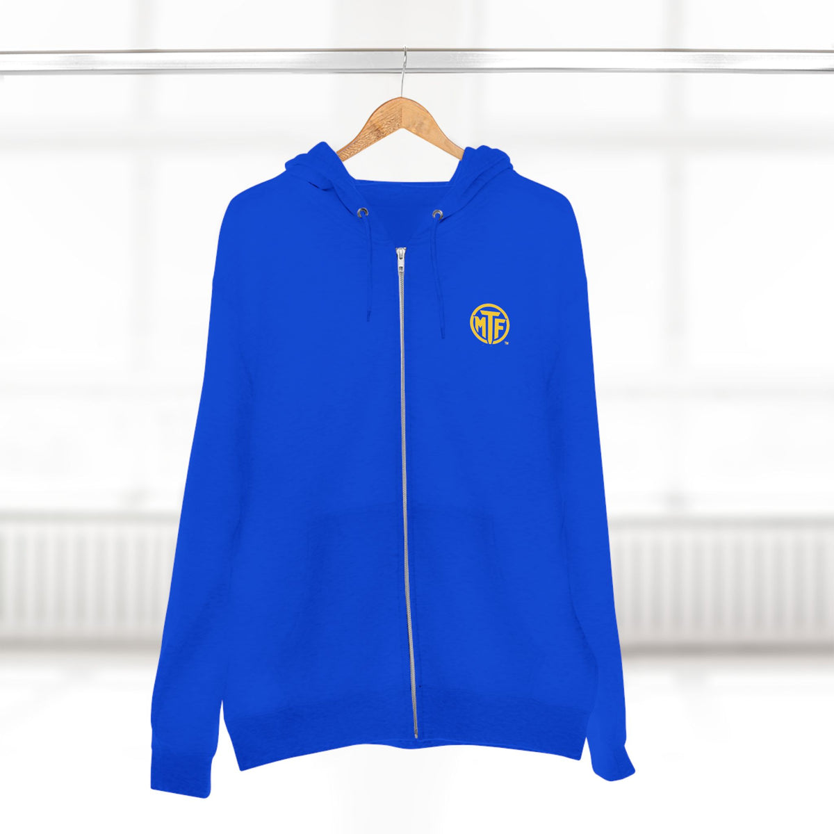 Move With Purpose Zip Hoodie — Moore Than Fitness Logo Fitness Hoodie