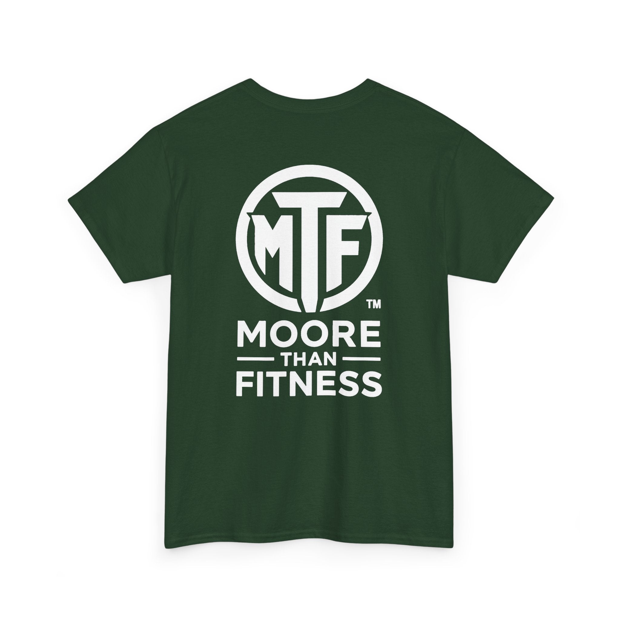 Moore Than Fitness Logo T‑Shirt — Gym Tee with MTF Emblem