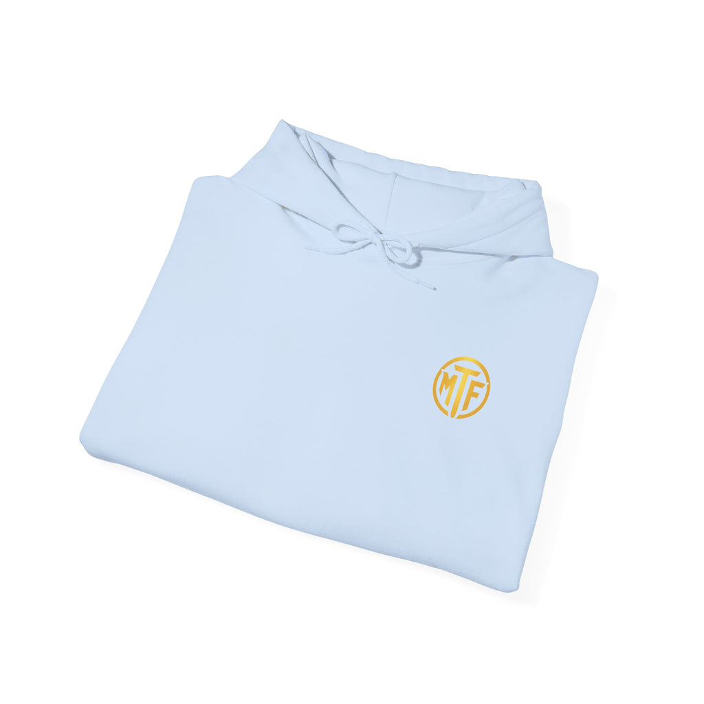 Signature Moore Than Fitness Logo Hoodie — "Become Moore" Sleeve Pullover