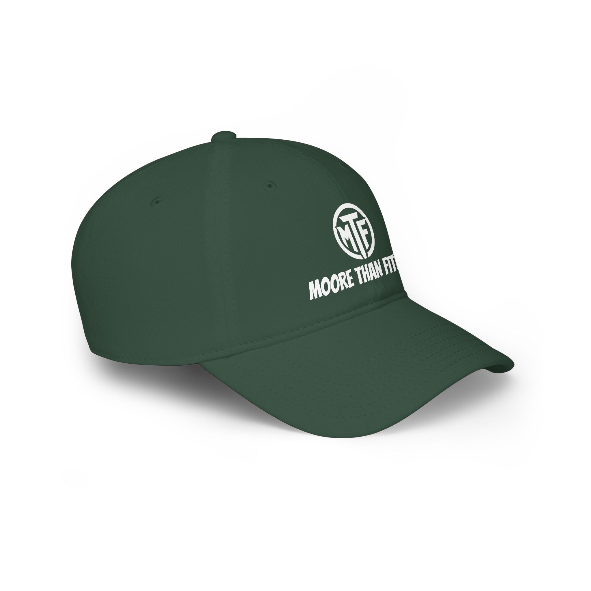 Moore Than Fitness Low Profile Baseball Cap – MTF Logo Athletic Hat