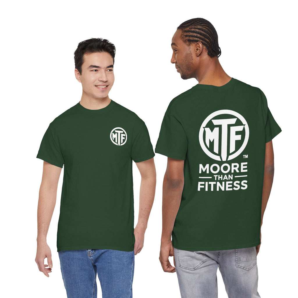 Moore Than Fitness Logo T‑Shirt — Gym Tee with MTF Emblem