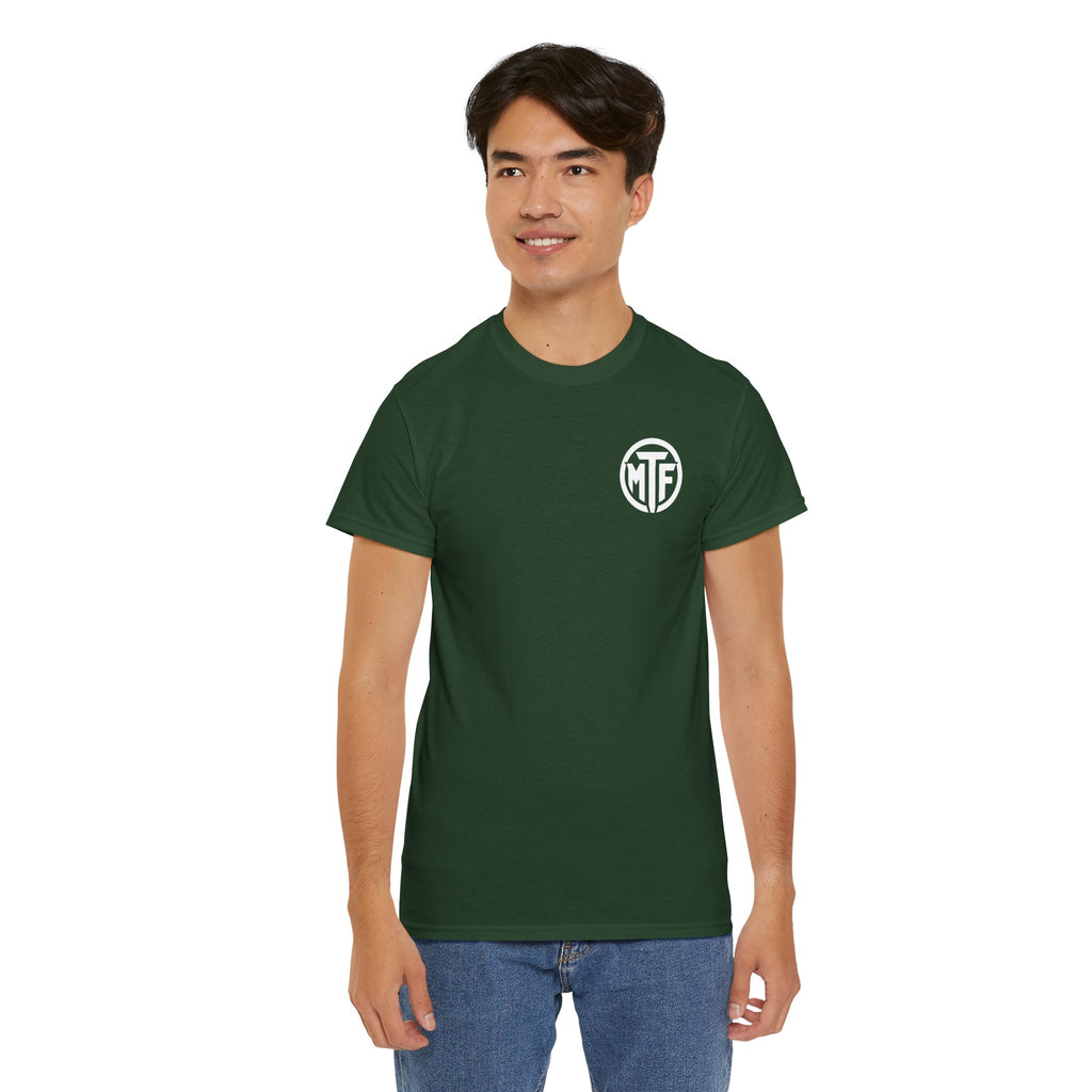 Moore Than Fitness Logo T‑Shirt — Gym Tee with MTF Emblem