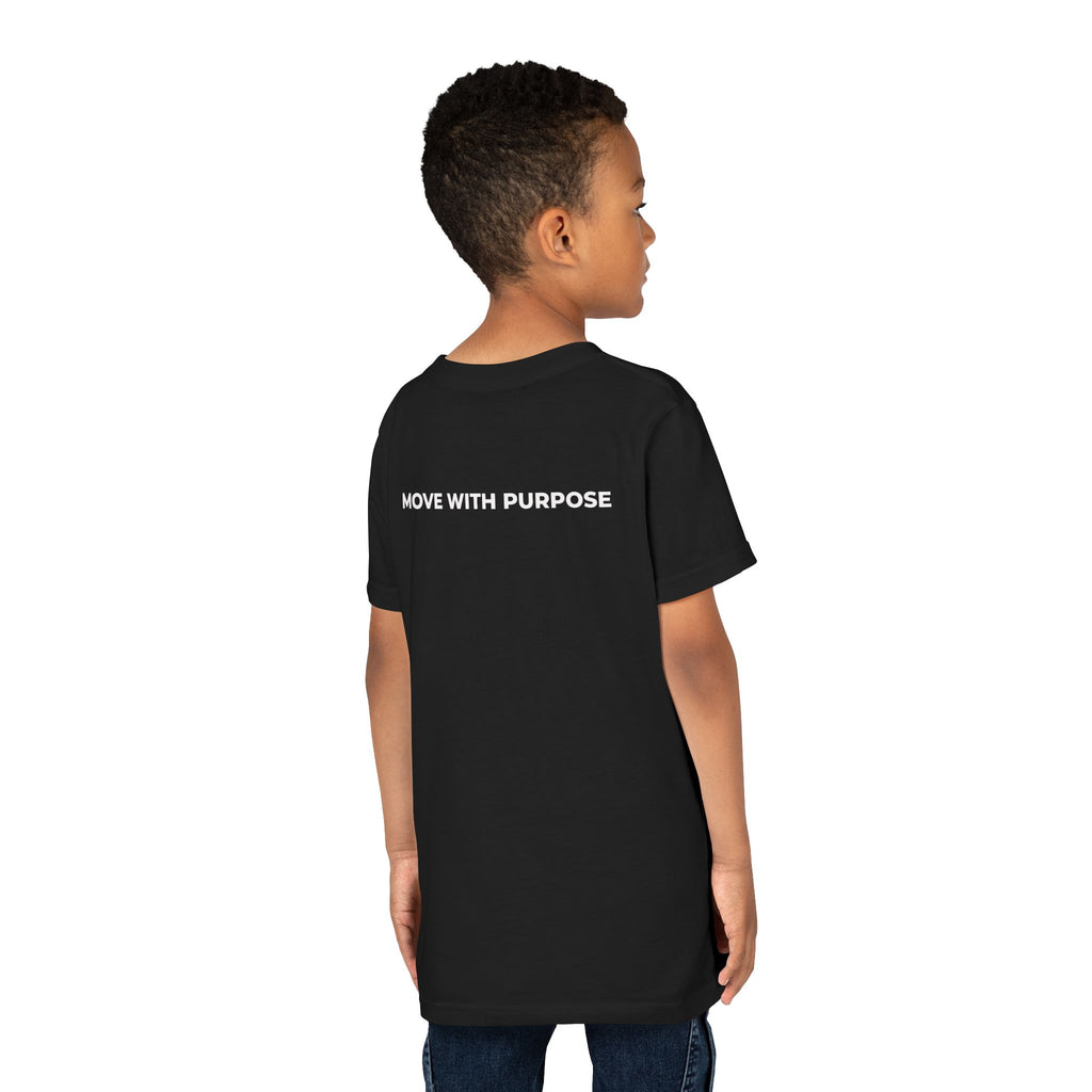 Youth Tee — Moore Than Fitness 'Become Moore' Logo Tee (Move With Purpose)