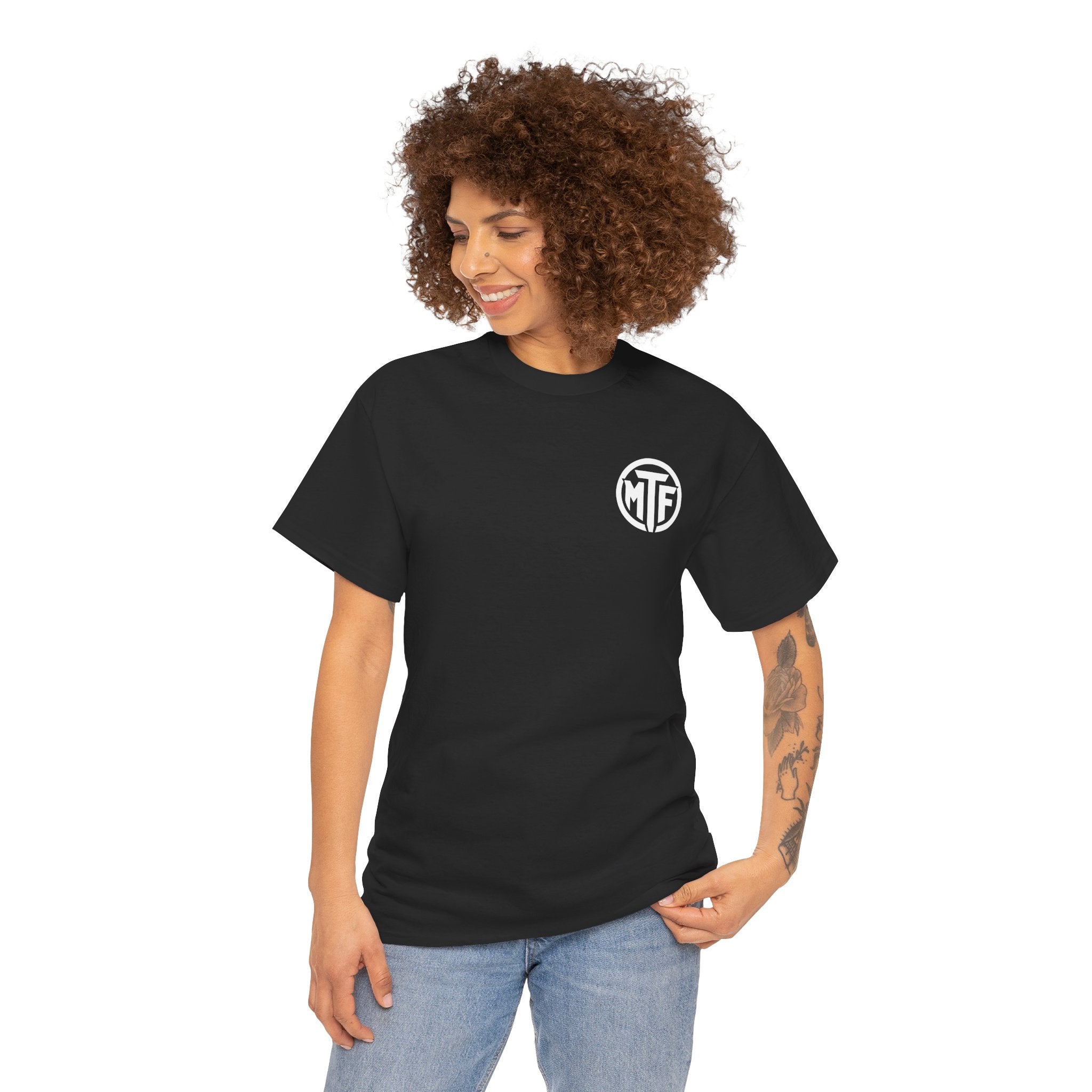 Moore Than Fitness Logo T‑Shirt — Gym Tee with MTF Emblem