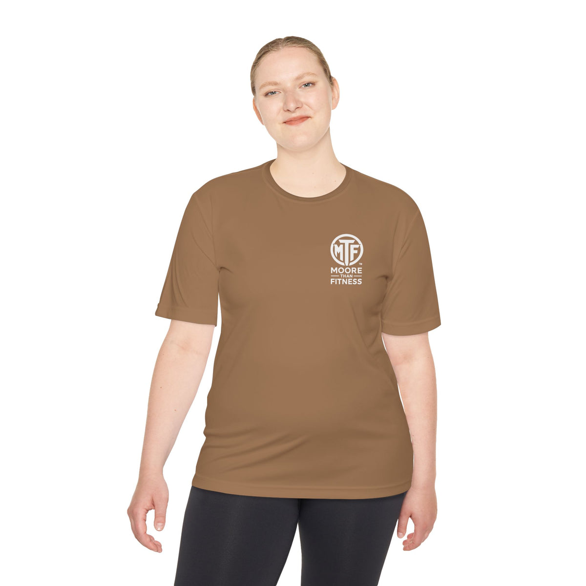 Moore Fitness 'Helping People Become More' Moisture-Wicking Tee