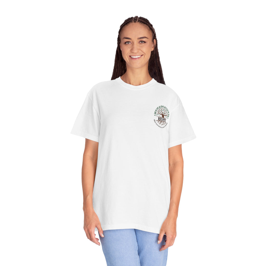 Hope Tree T-Shirt — "Help Our People Everywhere" Comfort Tee