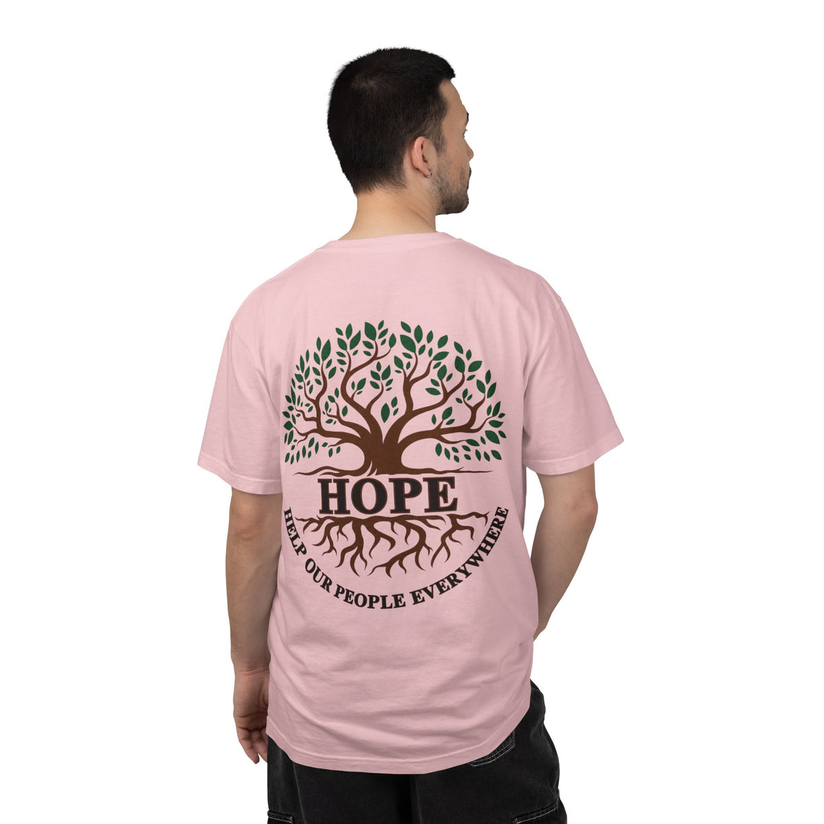 Hope Tree T-Shirt — "Help Our People Everywhere" Comfort Tee