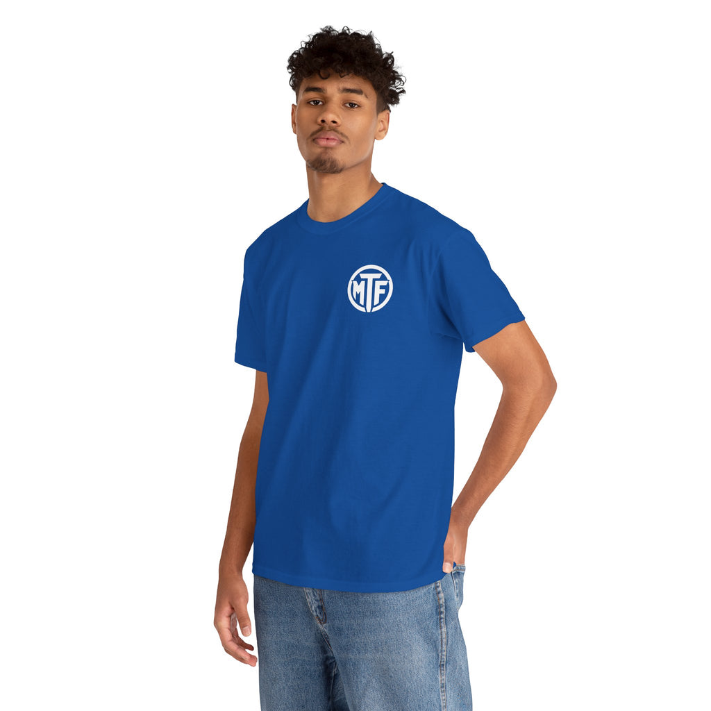 Moore Than Fitness Logo T‑Shirt — Gym Tee with MTF Emblem