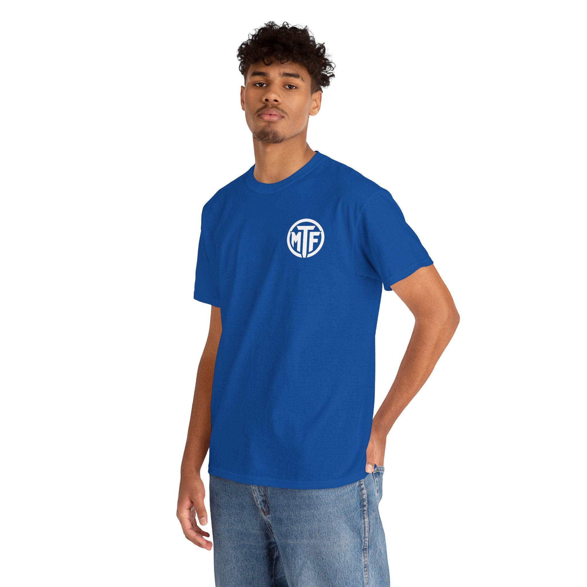 Moore Than Fitness Logo T‑Shirt — Gym Tee with MTF Emblem