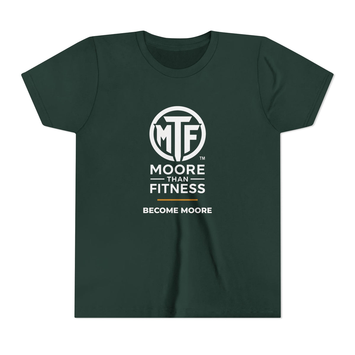 Youth Tee — Moore Than Fitness 'Become Moore' Logo Tee (Move With Purpose)