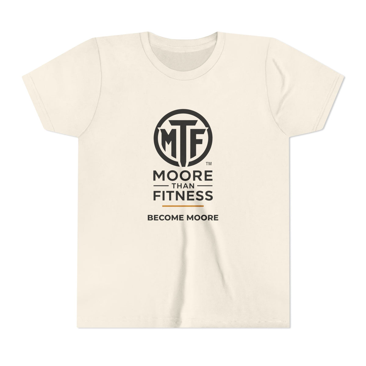 Youth Tee — Moore Than Fitness 'Become Moore' Logo Tee (Move With Purpose)