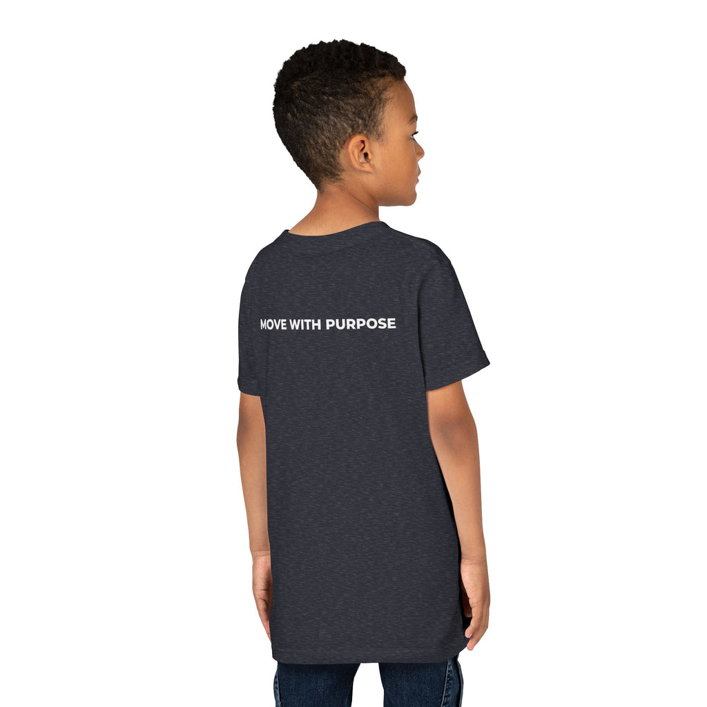 Youth Tee — Moore Than Fitness 'Become Moore' Logo Tee (Move With Purpose)