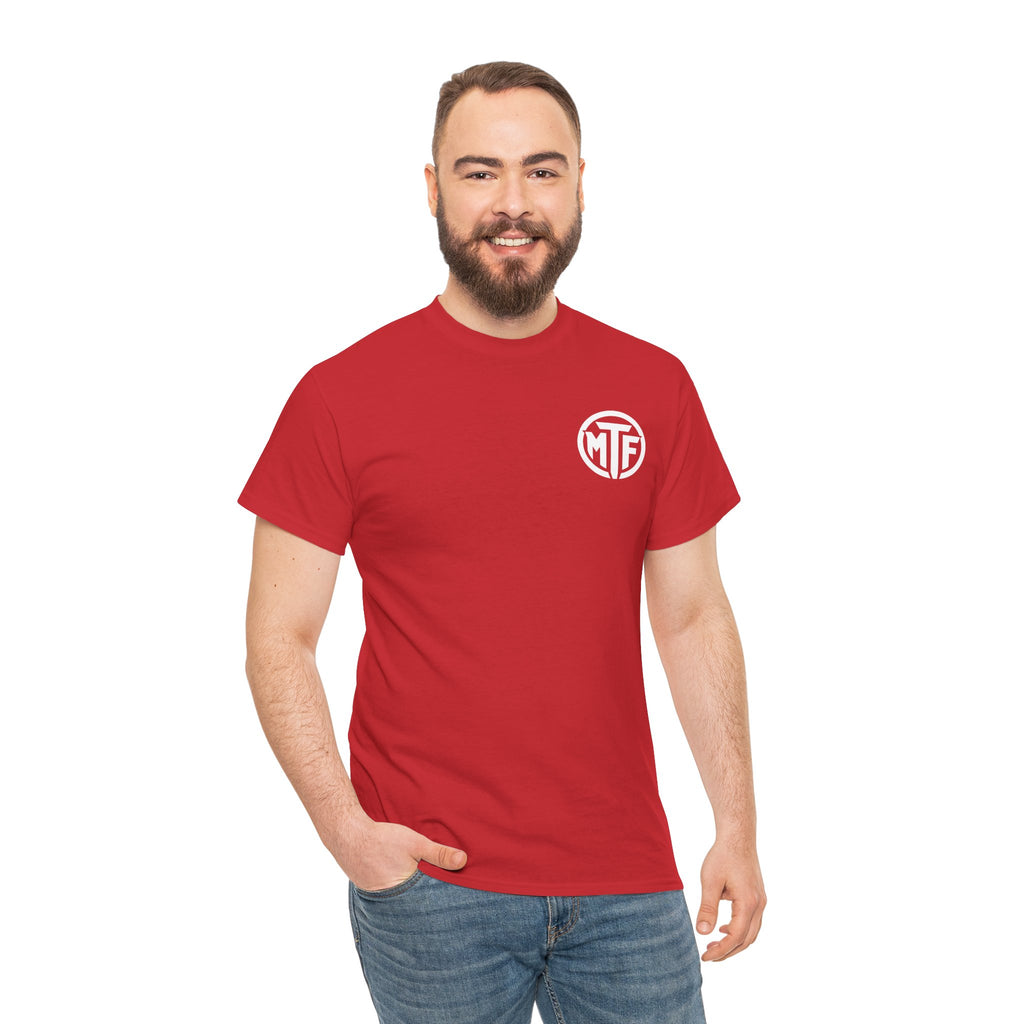 Moore Than Fitness Logo T‑Shirt — Gym Tee with MTF Emblem