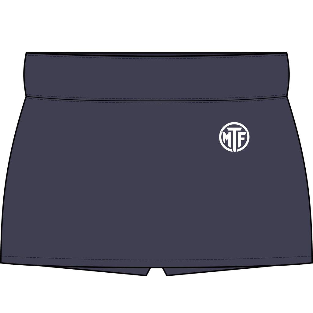 Women's Repeat Skort – Athletic Tennis Skirt with "Always Becoming Moore" Waistband