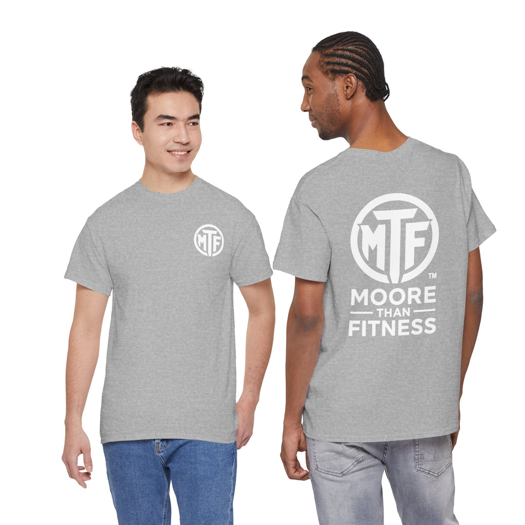 Moore Than Fitness Logo T‑Shirt — Gym Tee with MTF Emblem