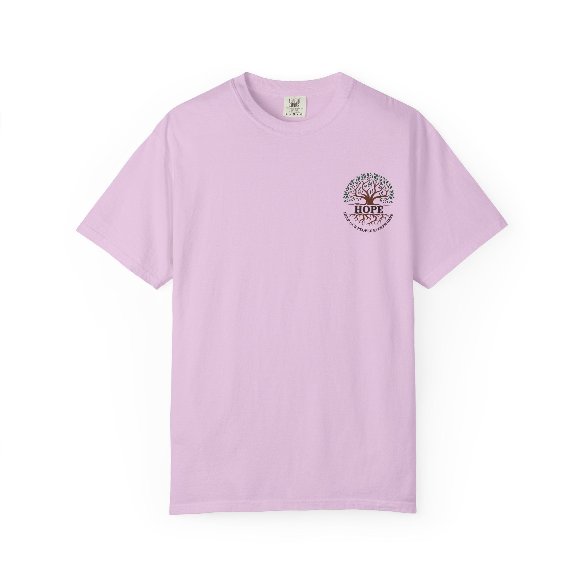 Hope Tree T-Shirt — "Help Our People Everywhere" Comfort Tee