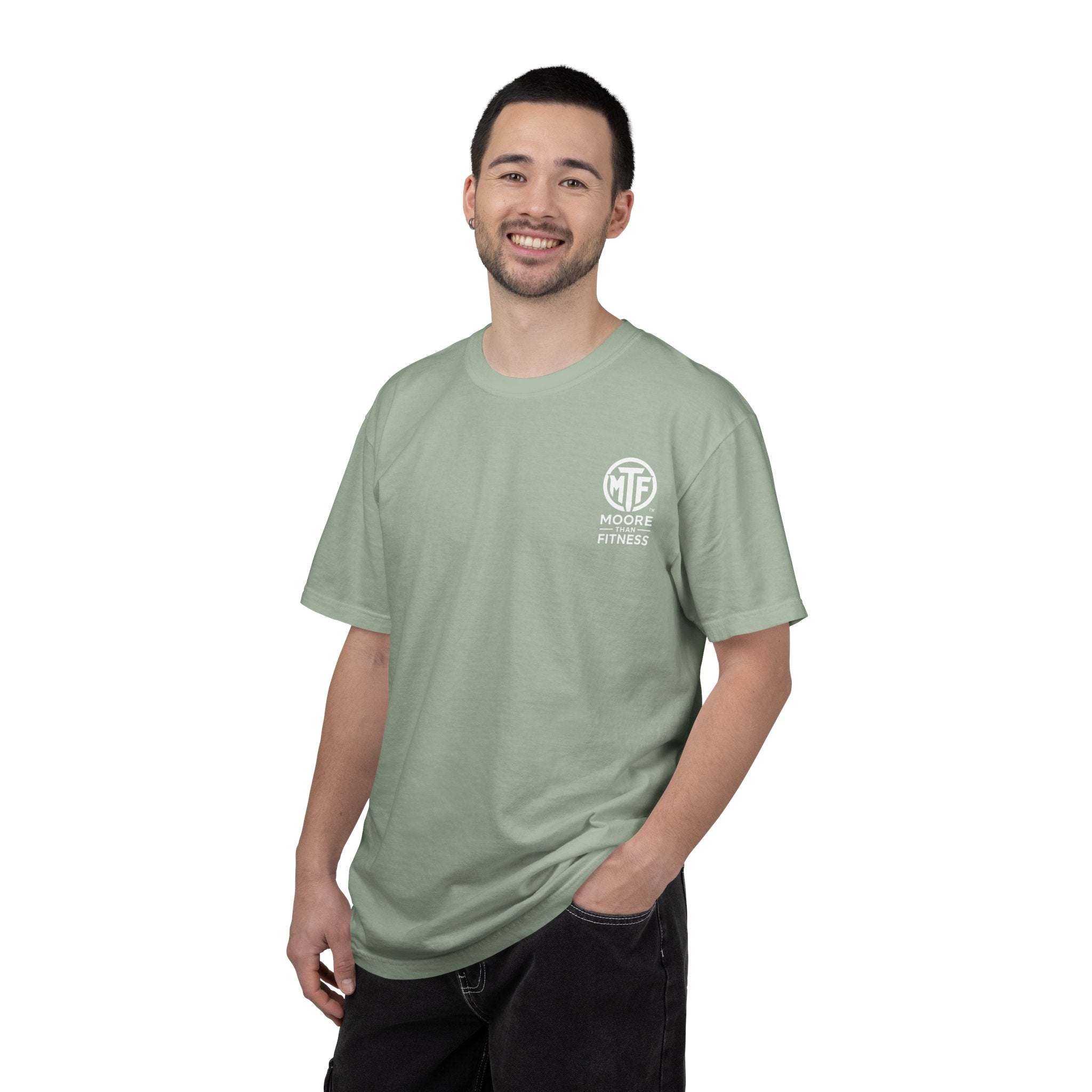 Discipline Builds Strength Purpose Builds Legacy T-Shirt — Moore Fitness Motivational Tee