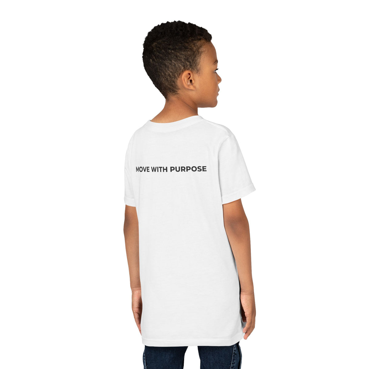 Youth Tee — Moore Than Fitness 'Become Moore' Logo Tee (Move With Purpose)