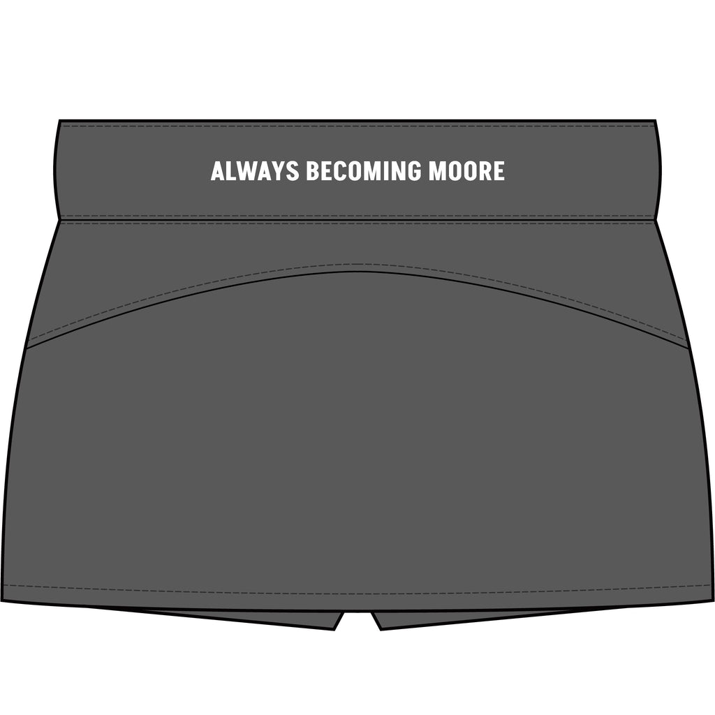 Women's Repeat Skort – Athletic Tennis Skirt with "Always Becoming Moore" Waistband