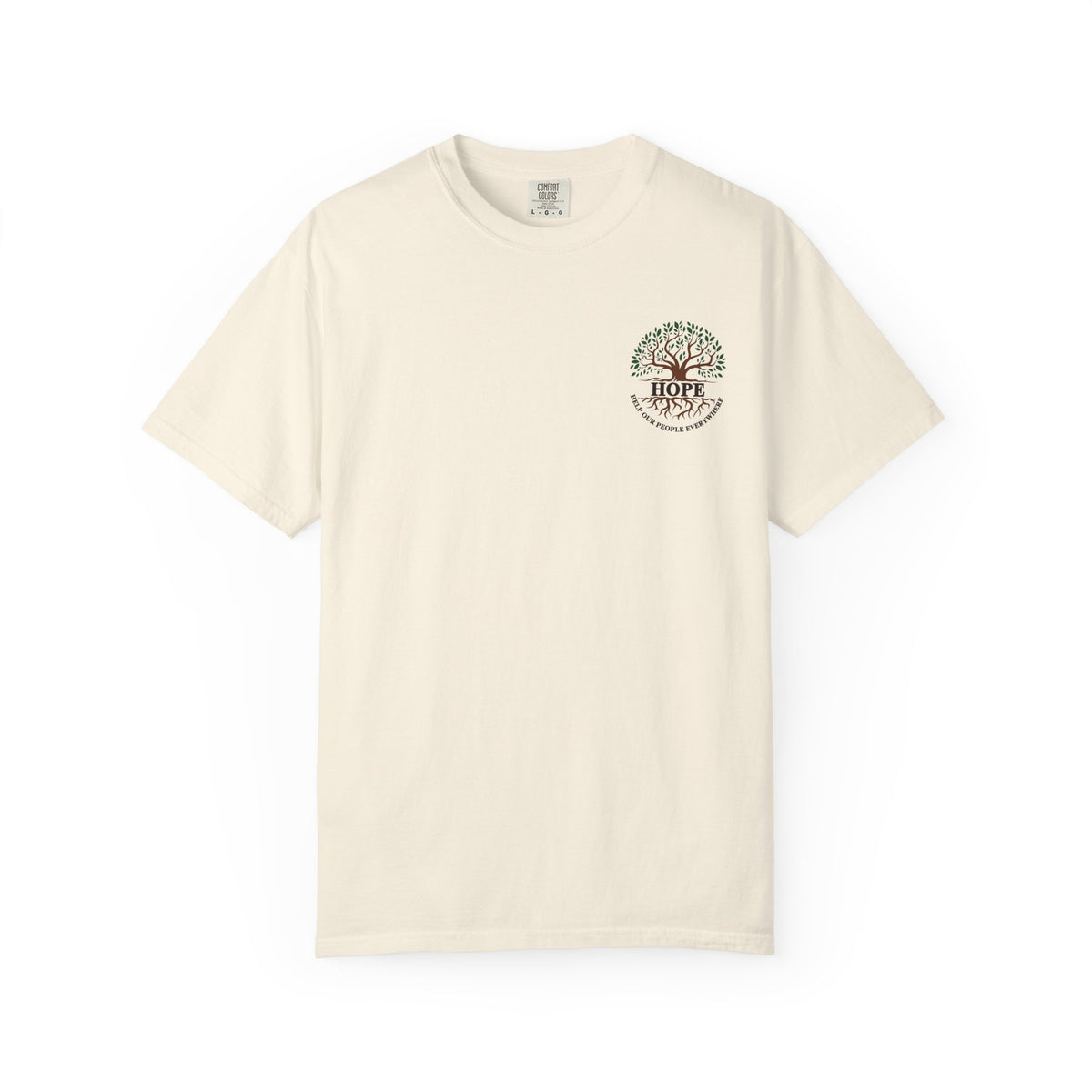 Hope Tree T-Shirt — "Help Our People Everywhere" Comfort Tee