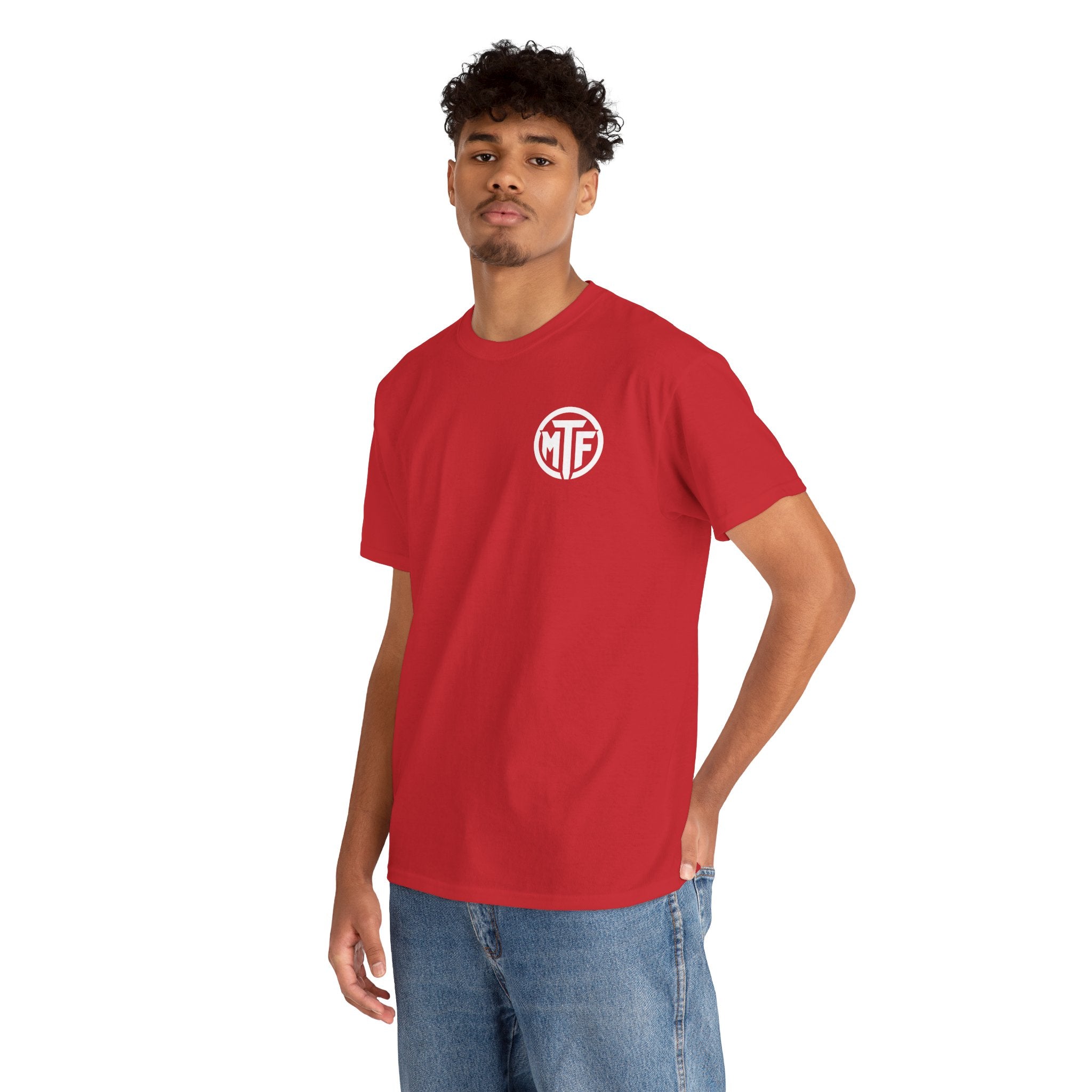 Moore Than Fitness Logo T‑Shirt — Gym Tee with MTF Emblem