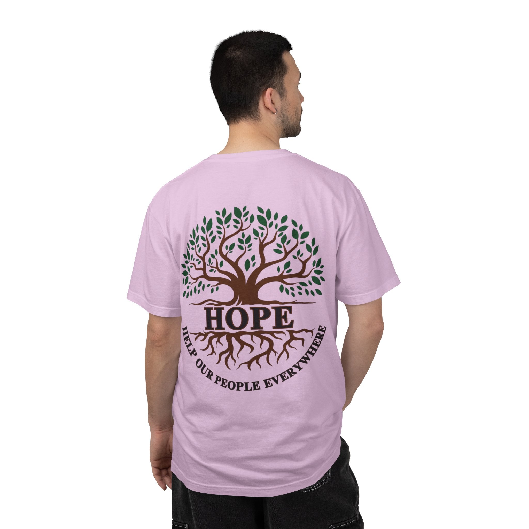 Hope Tree T-Shirt — "Help Our People Everywhere" Comfort Tee