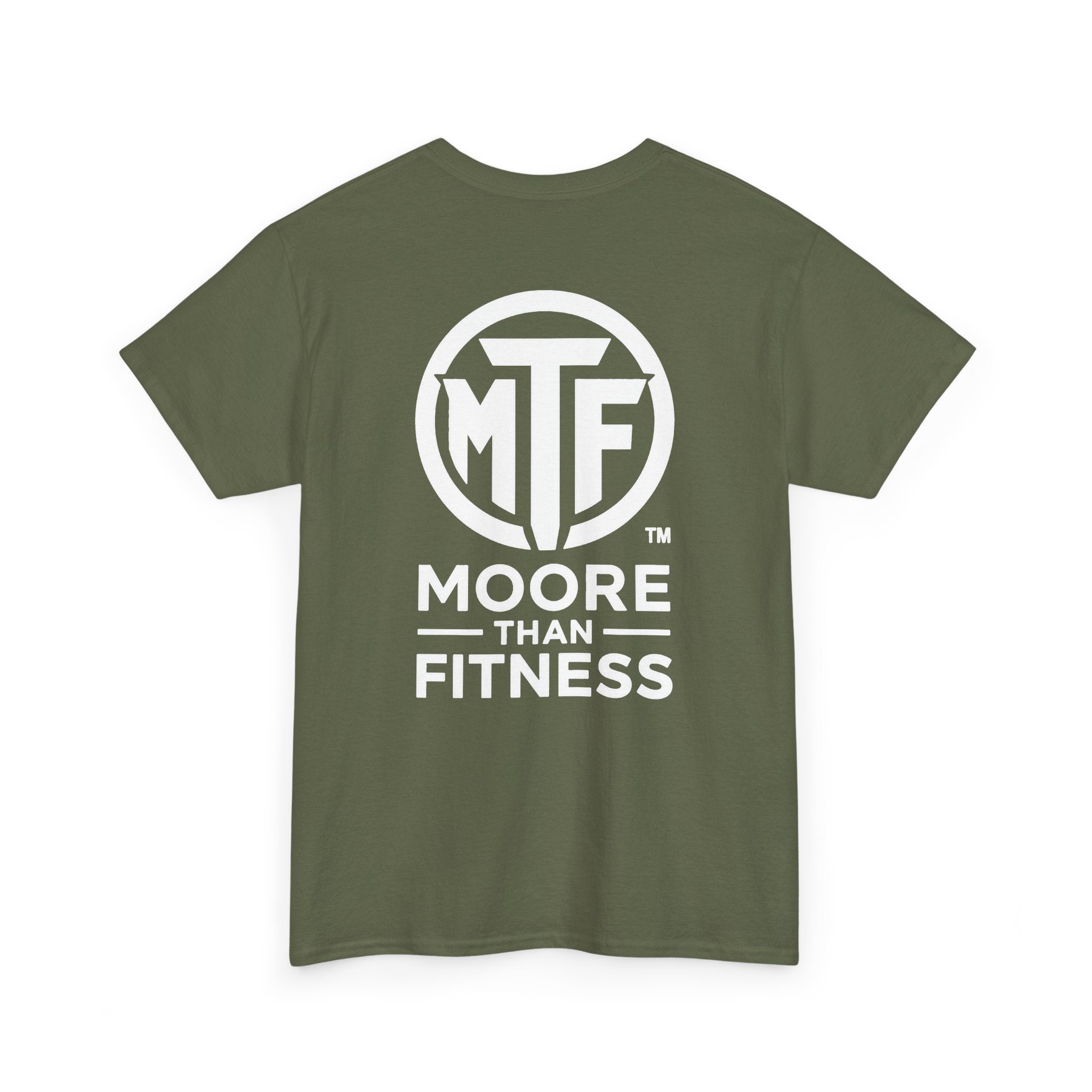 Moore Than Fitness Logo T‑Shirt — Gym Tee with MTF Emblem