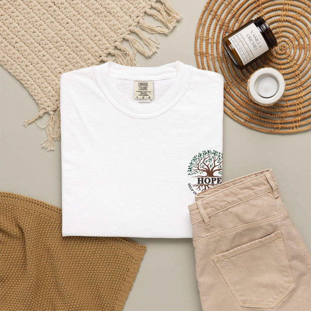 Hope Tree T-Shirt — "Help Our People Everywhere" Comfort Tee