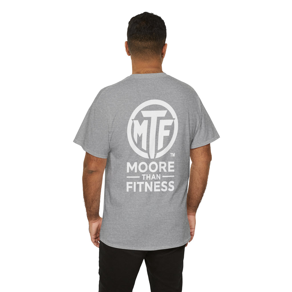 Moore Than Fitness Logo T‑Shirt — Gym Tee with MTF Emblem