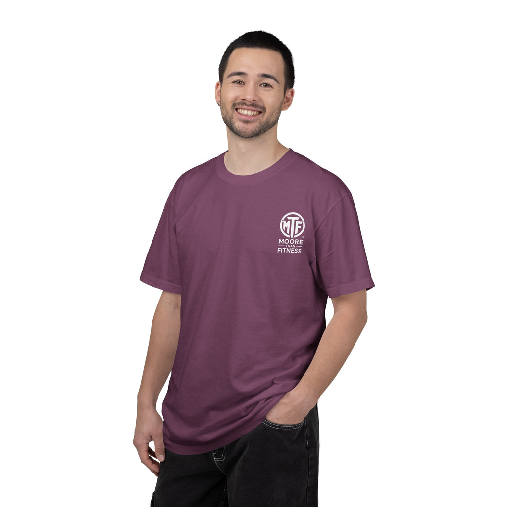 Discipline Builds Strength Purpose Builds Legacy T-Shirt — Moore Fitness Motivational Tee