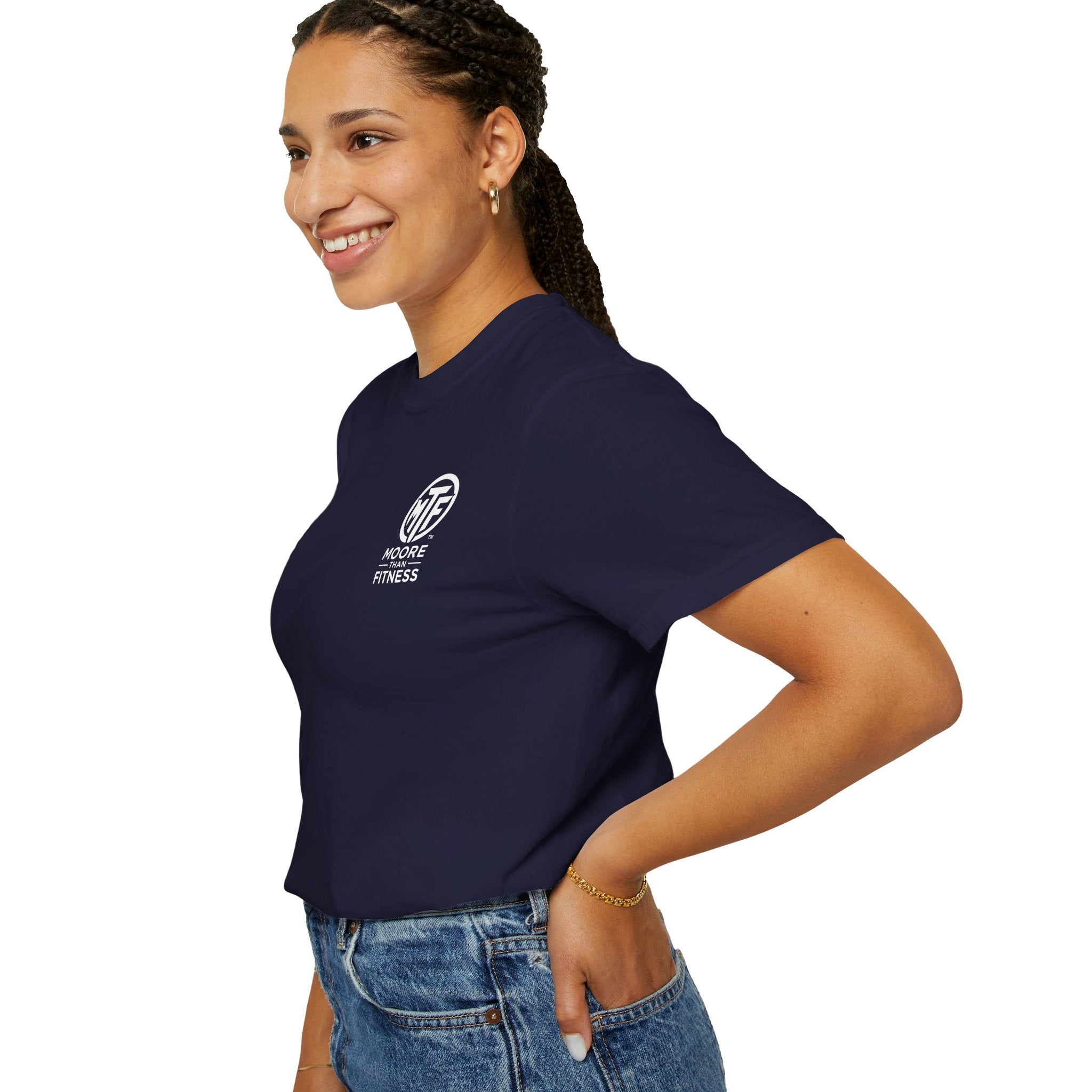 Discipline Builds Strength Purpose Builds Legacy T-Shirt — Moore Fitness Motivational Tee