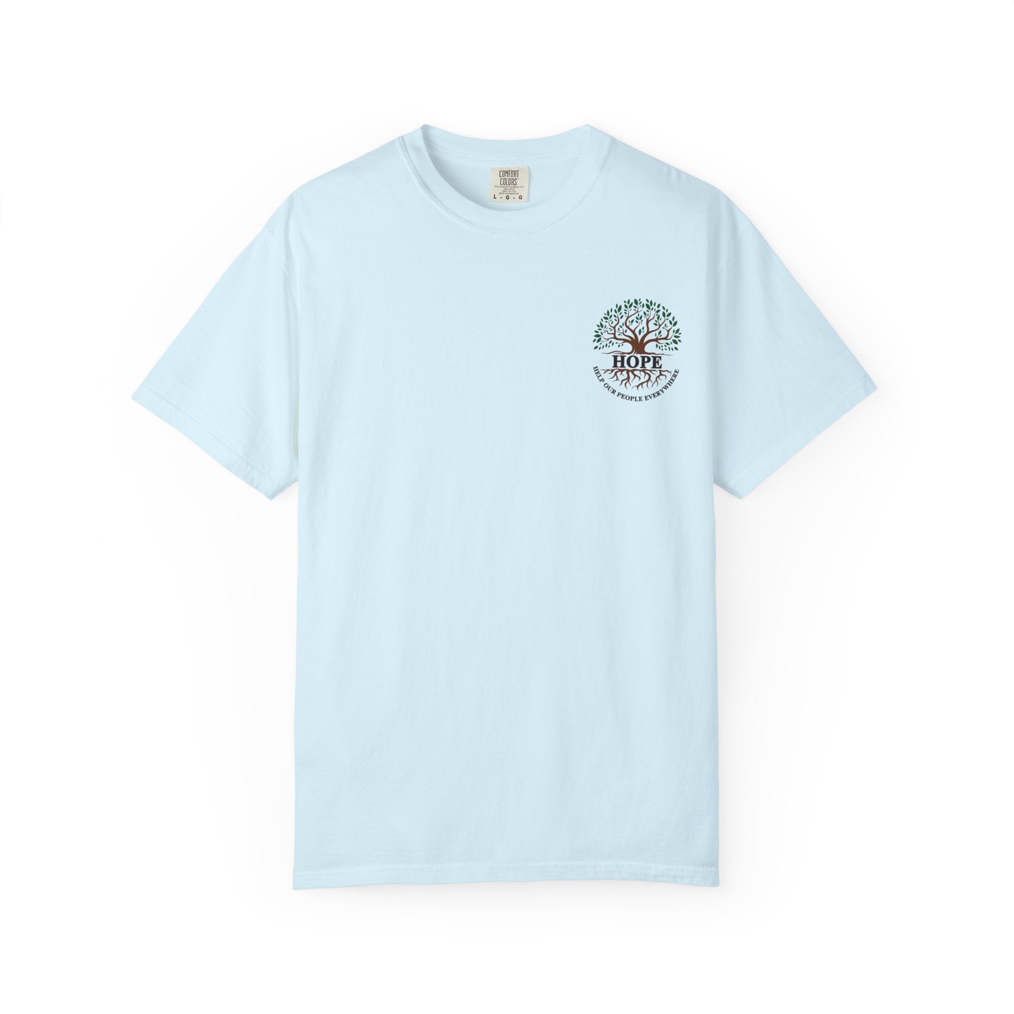 Hope Tree T-Shirt — "Help Our People Everywhere" Comfort Tee