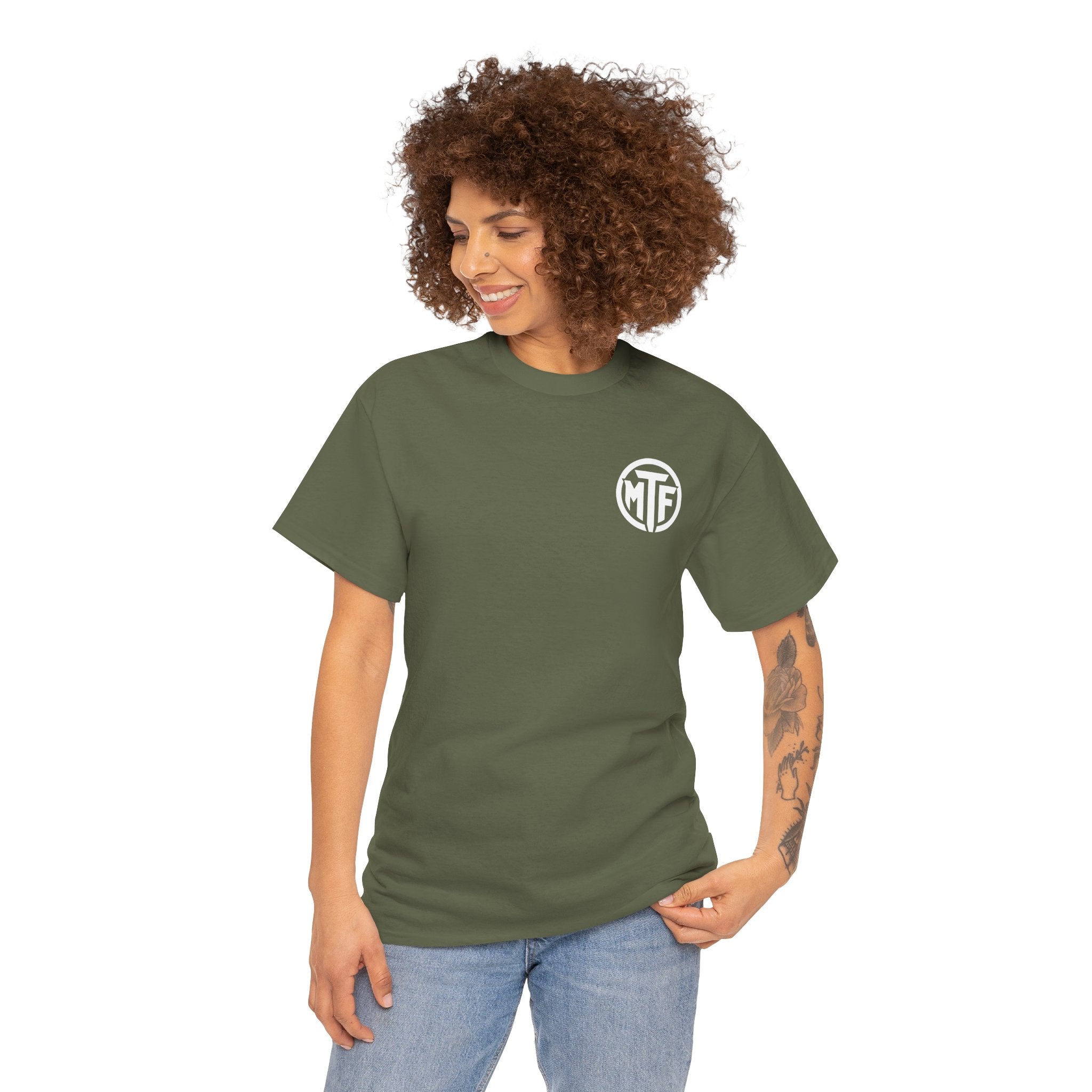Moore Than Fitness Logo T‑Shirt — Gym Tee with MTF Emblem