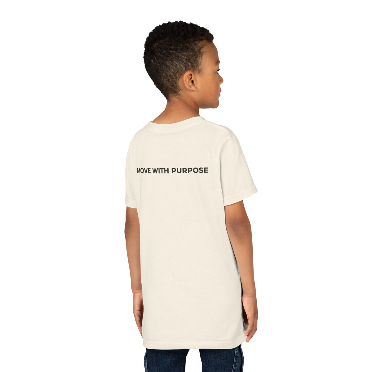 Youth Tee — Moore Than Fitness 'Become Moore' Logo Tee (Move With Purpose)