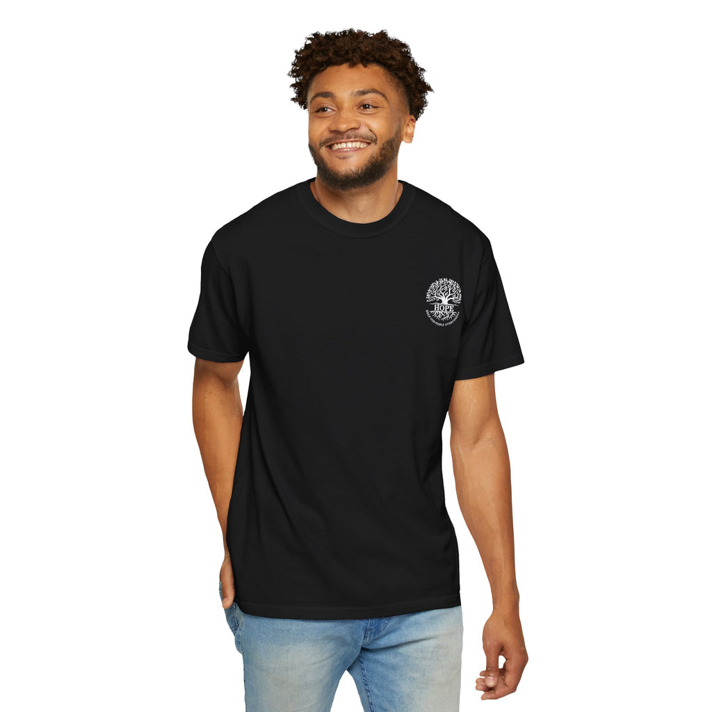 Hope Tree T-Shirt — "Help Our People Everywhere" Comfort Tee