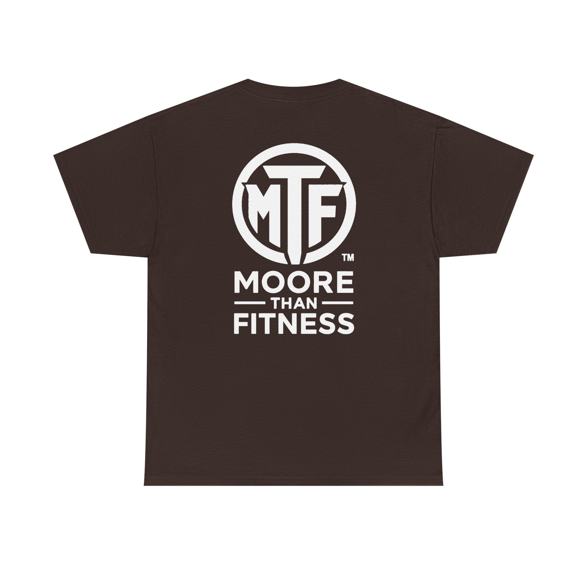 Moore Than Fitness Logo T‑Shirt — Gym Tee with MTF Emblem