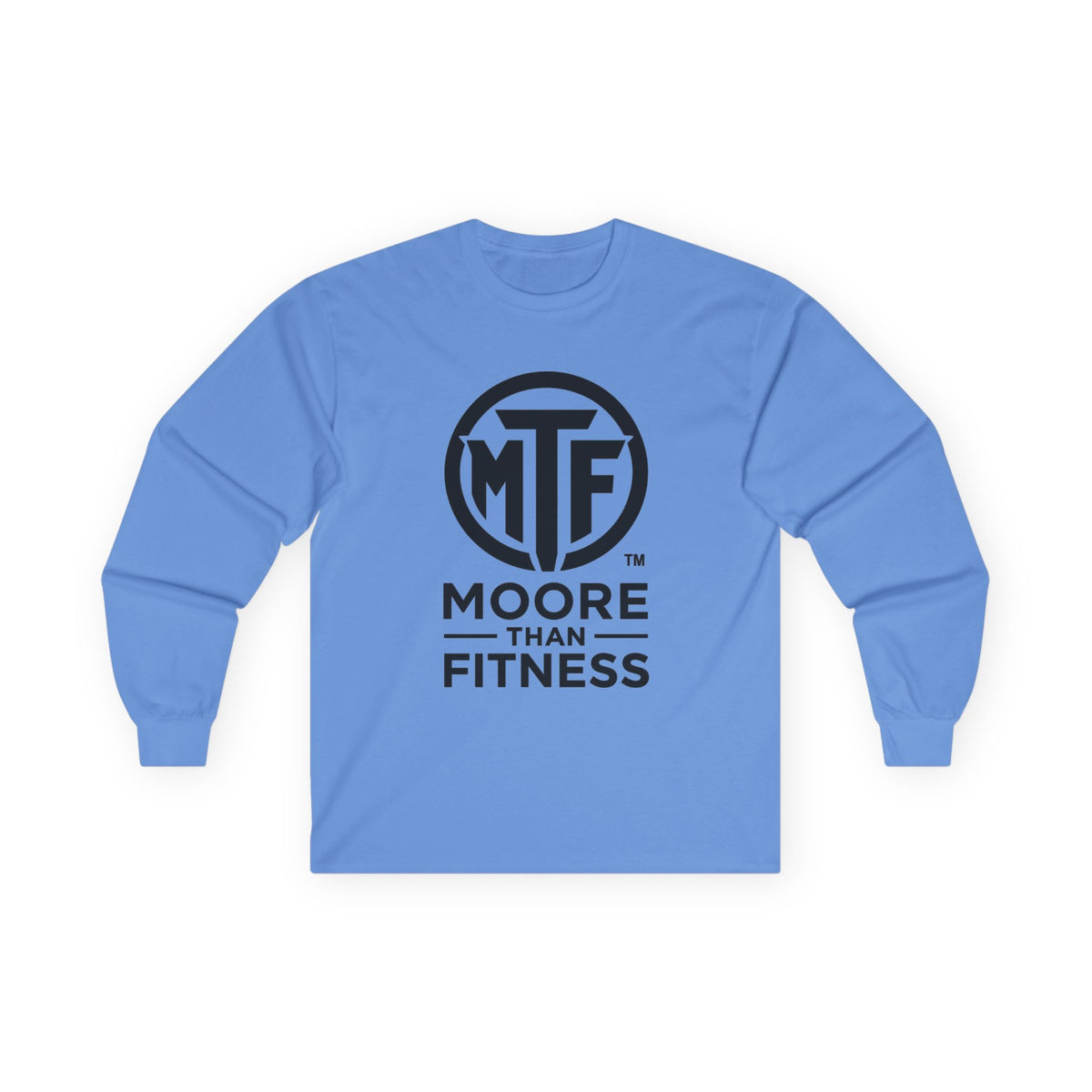 Moore Than Fitness Long Sleeve Tee — MTF Logo Athletic Shirt