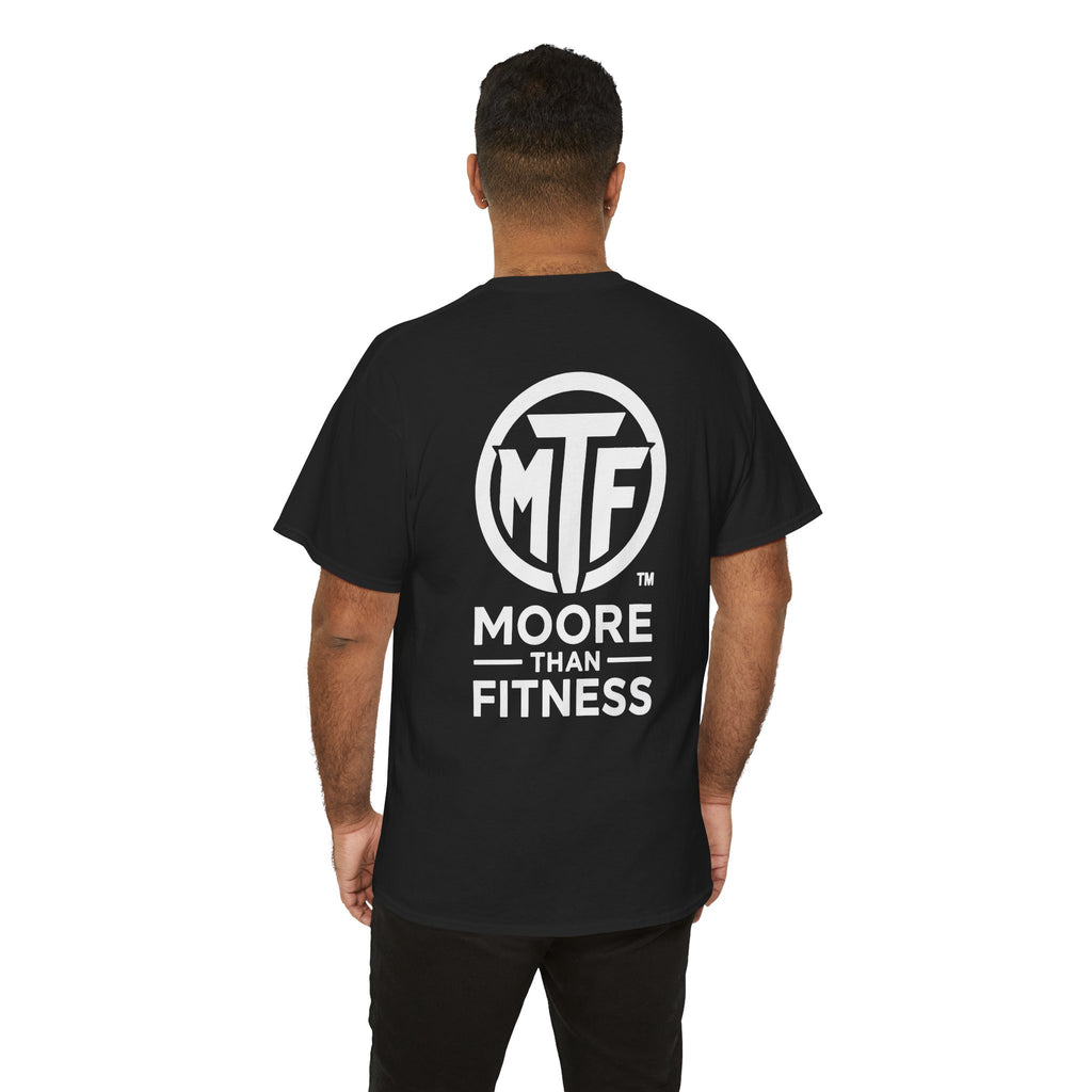 Moore Than Fitness Logo T‑Shirt — Gym Tee with MTF Emblem