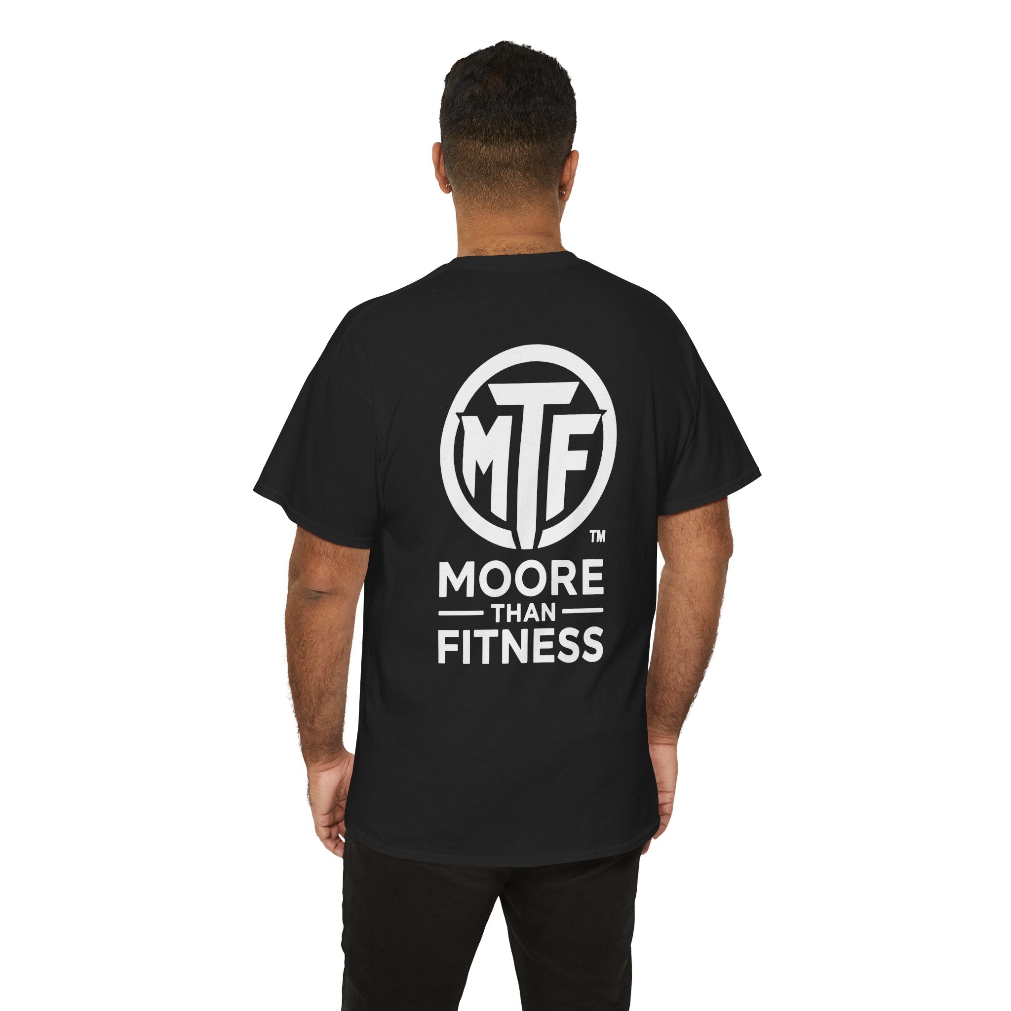 Moore Than Fitness Logo T‑Shirt — Gym Tee with MTF Emblem