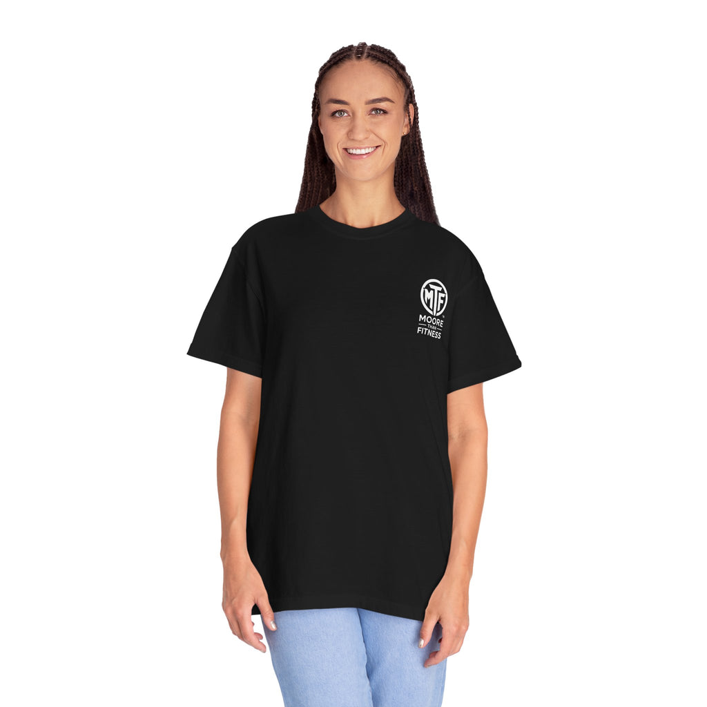 Discipline Builds Strength Purpose Builds Legacy T-Shirt — Moore Fitness Motivational Tee