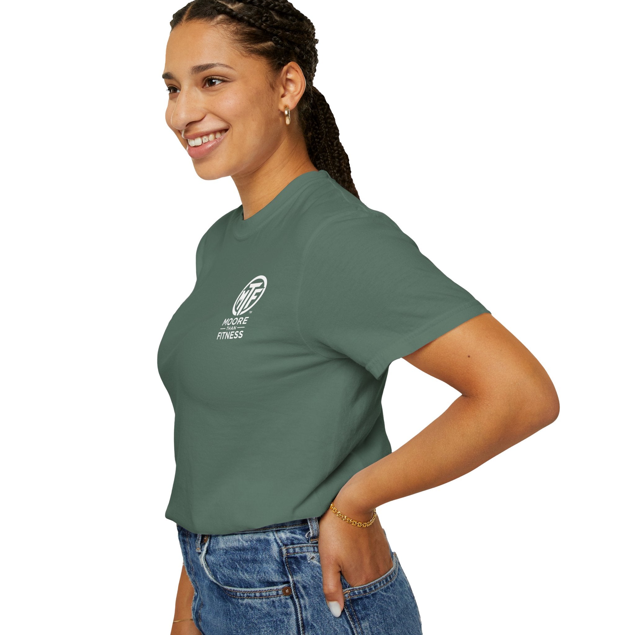 Discipline Builds Strength Purpose Builds Legacy T-Shirt — Moore Fitness Motivational Tee