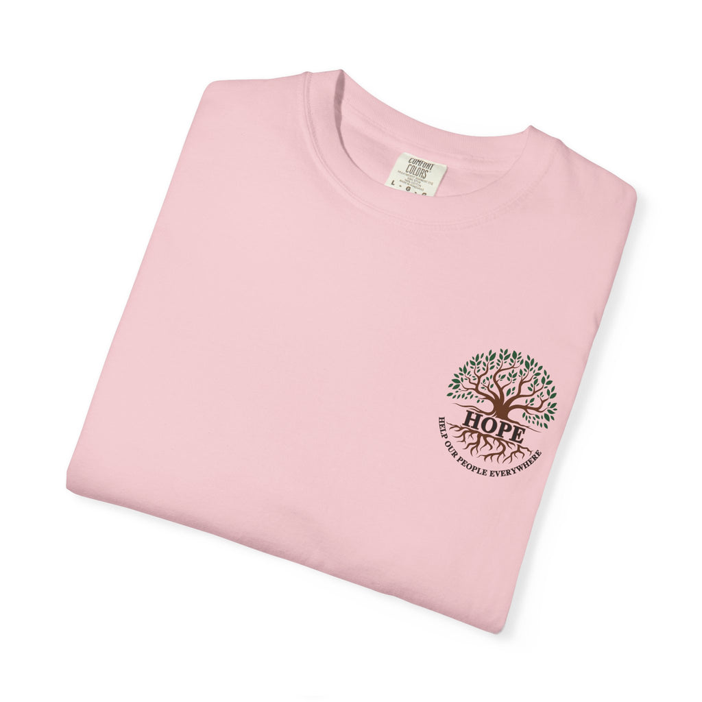 Hope Tree T-Shirt — "Help Our People Everywhere" Comfort Tee
