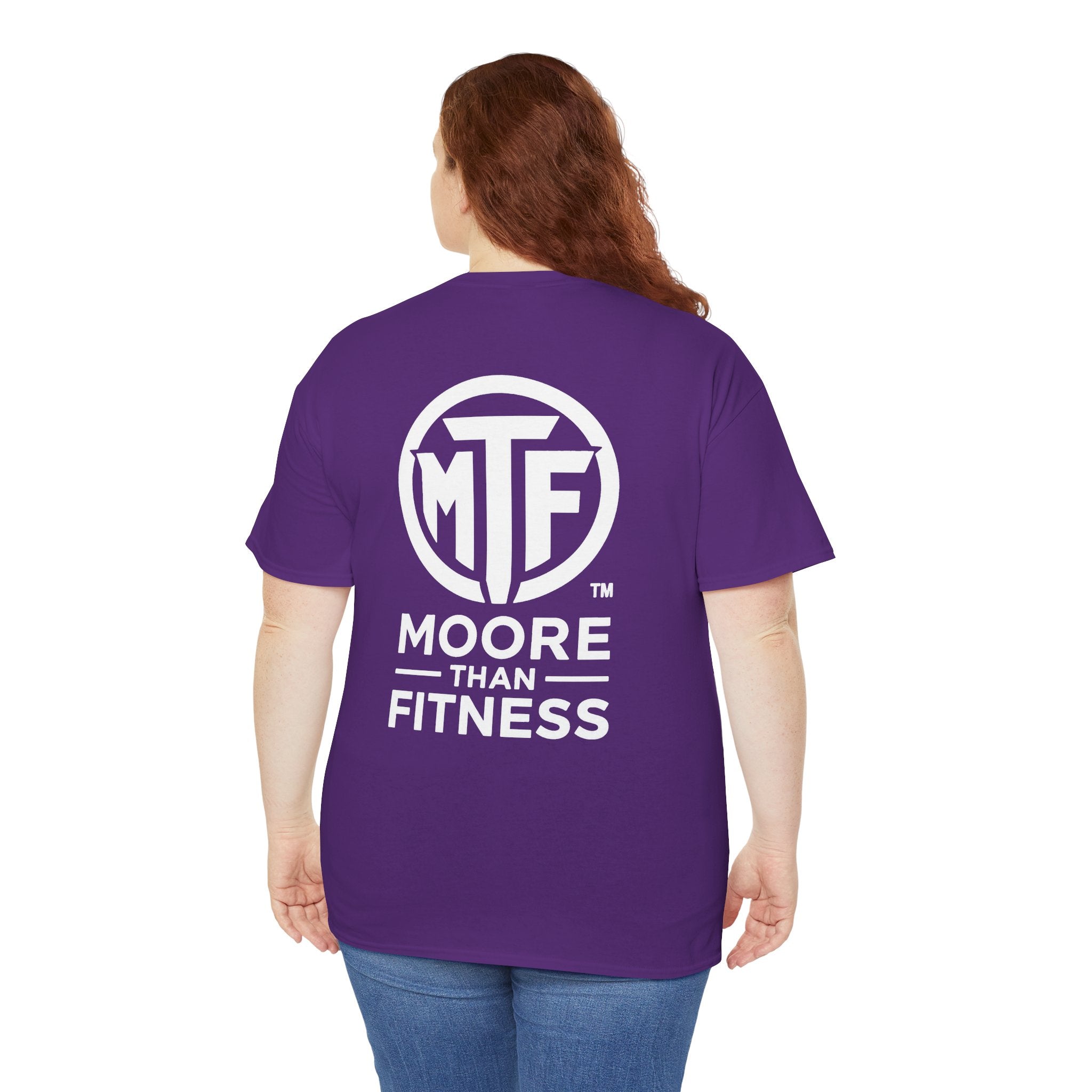 Moore Than Fitness Logo T‑Shirt — Gym Tee with MTF Emblem