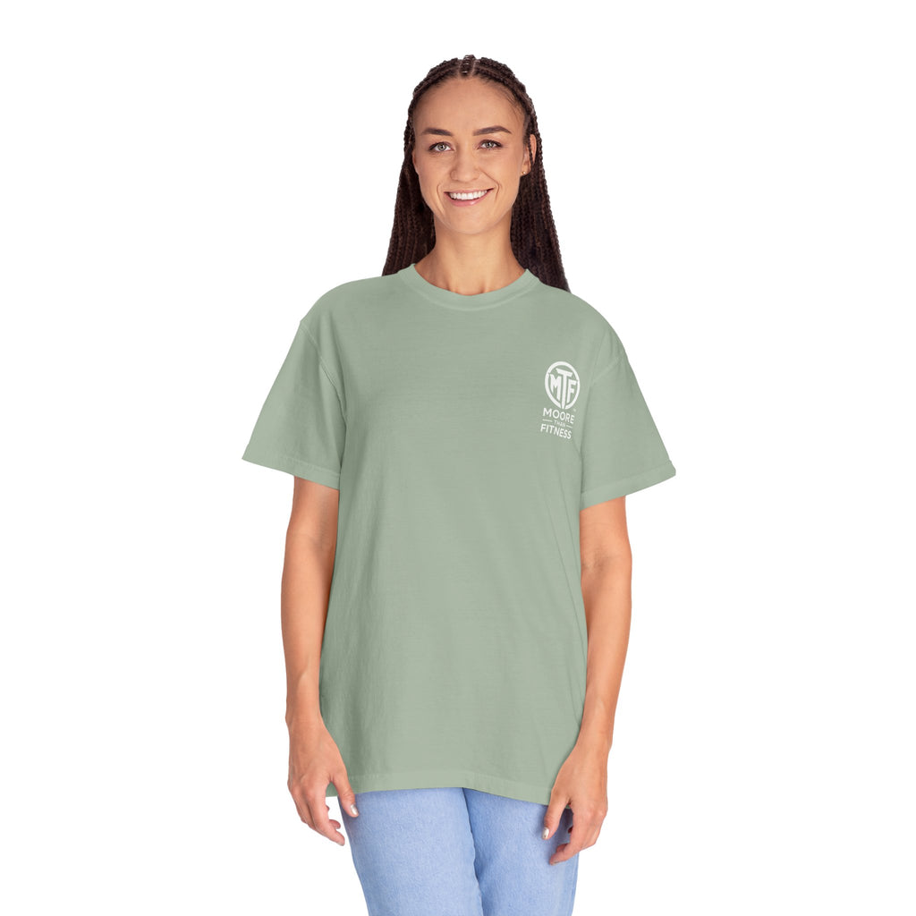 Discipline Builds Strength Purpose Builds Legacy T-Shirt — Moore Fitness Motivational Tee